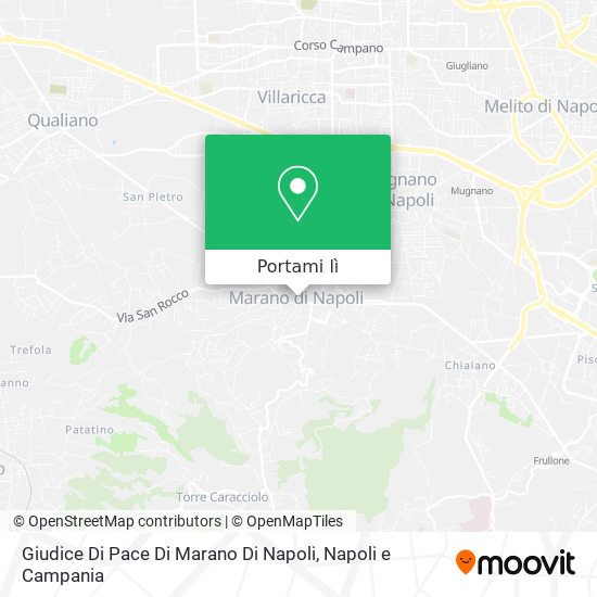 Mappa Giudice Di Pace Di Marano Di Napoli