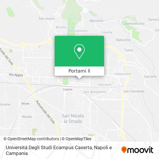 Mappa Università Degli Studi Ecampus Caserta