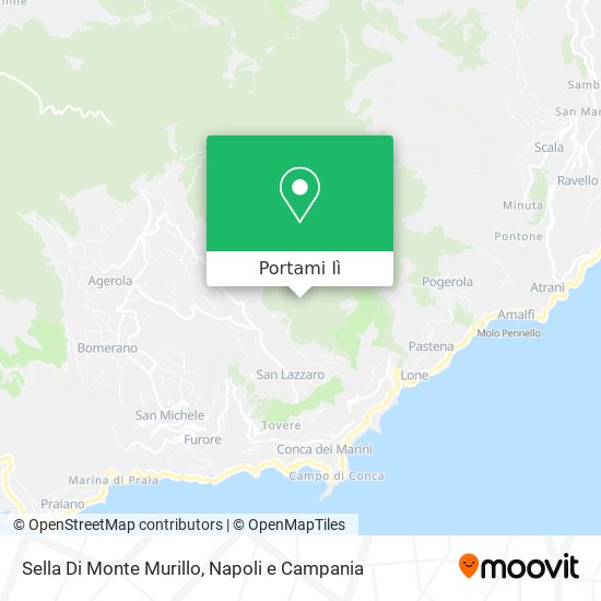 Mappa Sella Di Monte Murillo