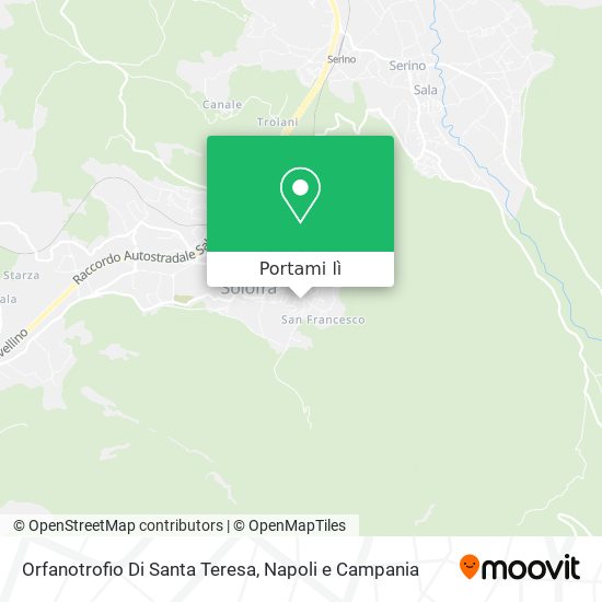 Mappa Orfanotrofio Di Santa Teresa
