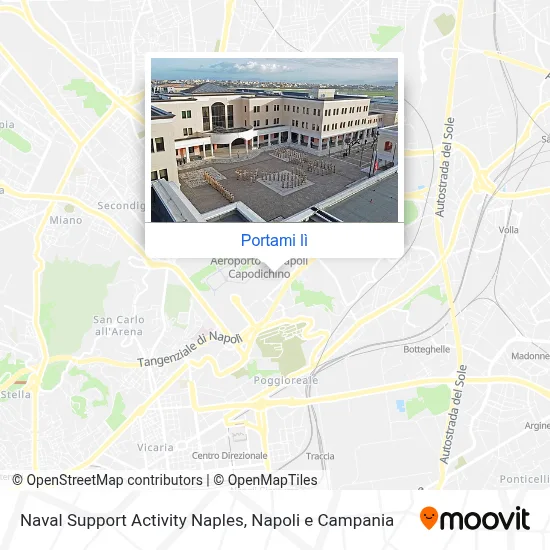 Mappa Naval Support Activity Naples