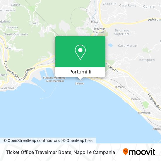 Mappa Ticket Office Travelmar Boats