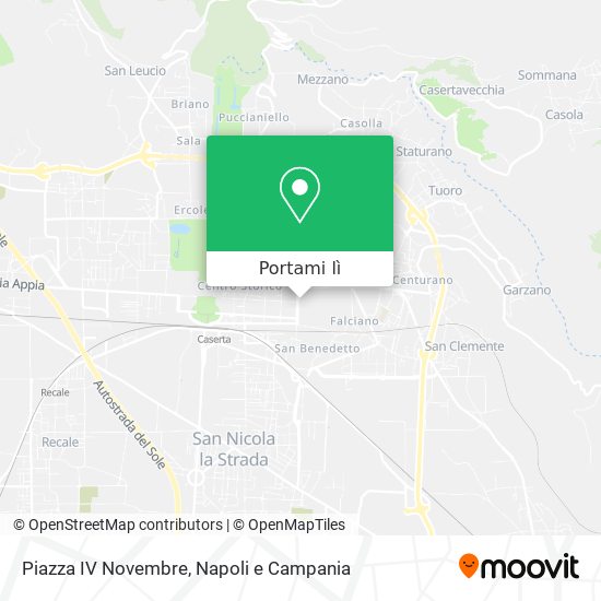 Mappa Piazza IV Novembre
