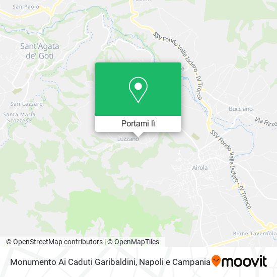 Mappa Monumento Ai Caduti Garibaldini