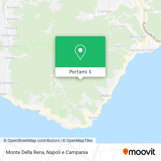 Mappa Monte Della Rena