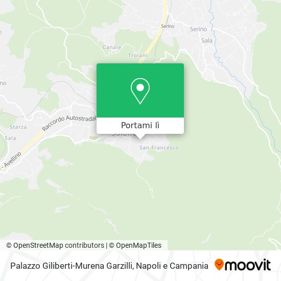Mappa Palazzo Giliberti-Murena Garzilli
