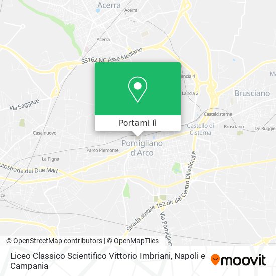Mappa Liceo Classico Scientifico Vittorio Imbriani