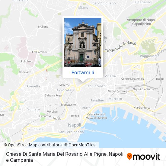 Mappa Chiesa Di Santa Maria Del Rosario Alle Pigne