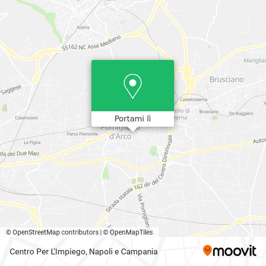 Mappa Centro Per L'Impiego