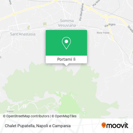 Mappa Chalet Pupatella