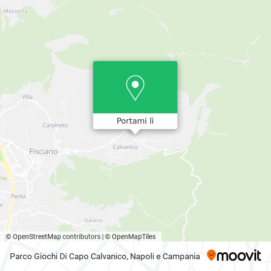 Mappa Parco Giochi Di Capo Calvanico