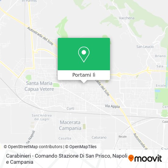 Mappa Carabinieri - Comando Stazione Di San Prisco