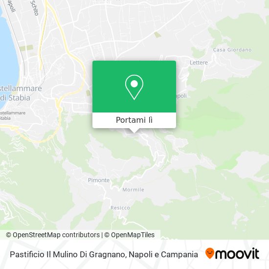 Mappa Pastificio Il Mulino Di Gragnano