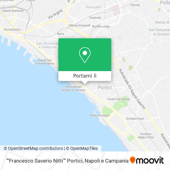 Mappa ""Francesco Saverio Nitti"" Portici