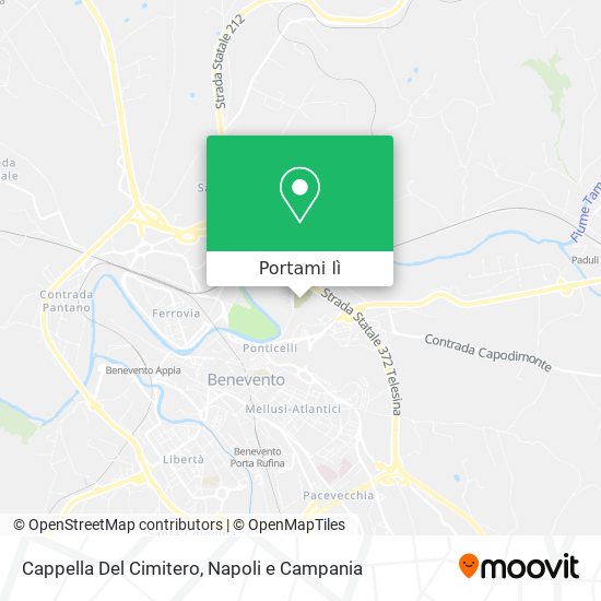 Mappa Cappella Del Cimitero