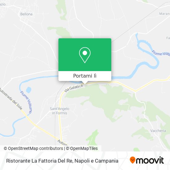 Mappa Ristorante La Fattoria Del Re