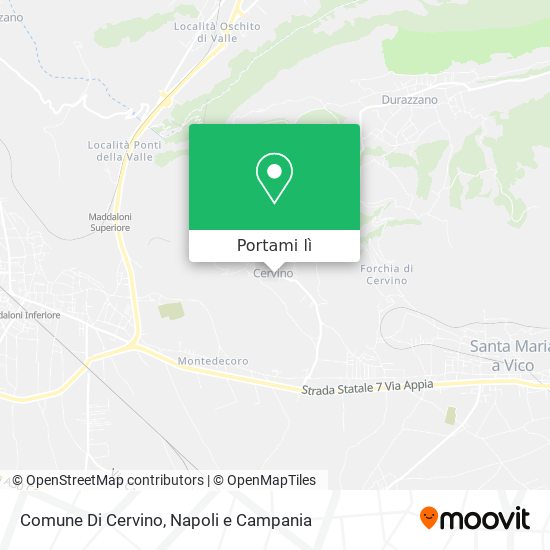 Mappa Comune Di Cervino