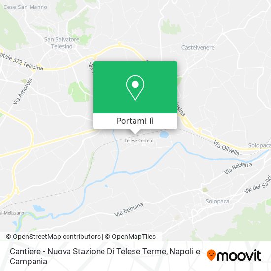 Mappa Cantiere - Nuova Stazione Di Telese Terme