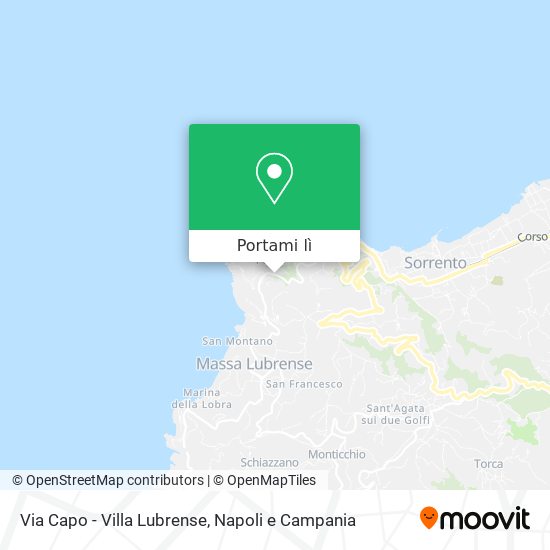 Mappa Via Capo - Villa Lubrense