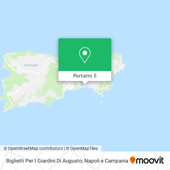 Mappa Biglietti Per I Giardini Di Augusto