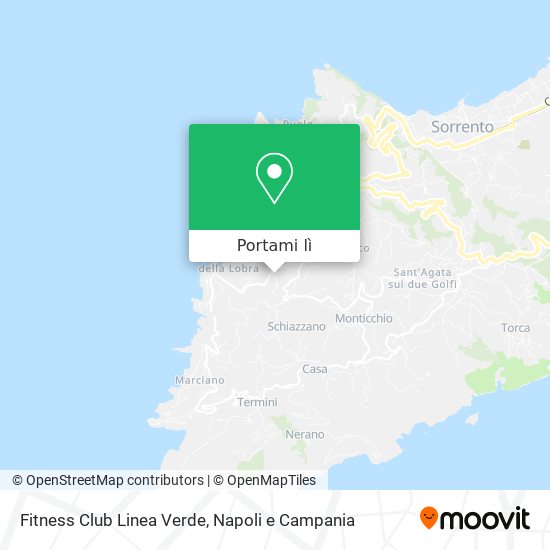 Mappa Fitness Club Linea Verde