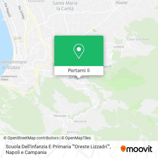 Mappa Scuola Dell'Infanzia E Primaria ""Oreste Lizzadri""