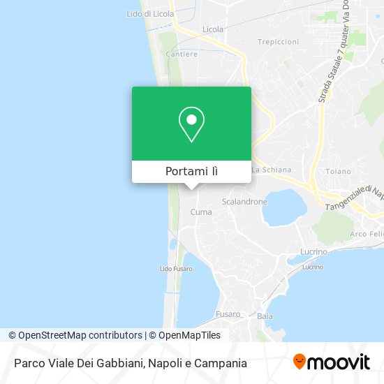 Mappa Parco Viale Dei Gabbiani