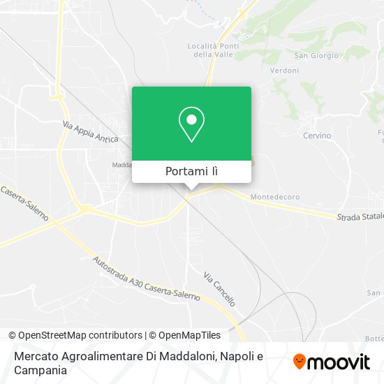 Mappa Mercato Agroalimentare Di Maddaloni