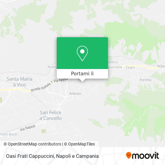 Mappa Oasi Frati Cappuccini