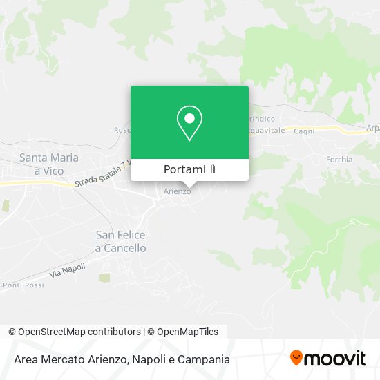 Mappa Area Mercato Arienzo
