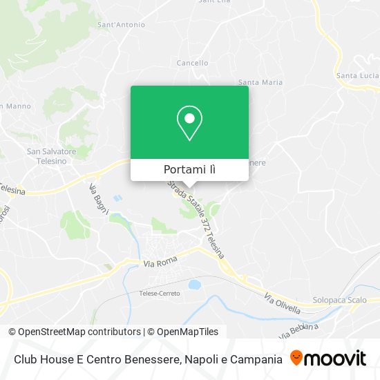 Mappa Club House E Centro Benessere