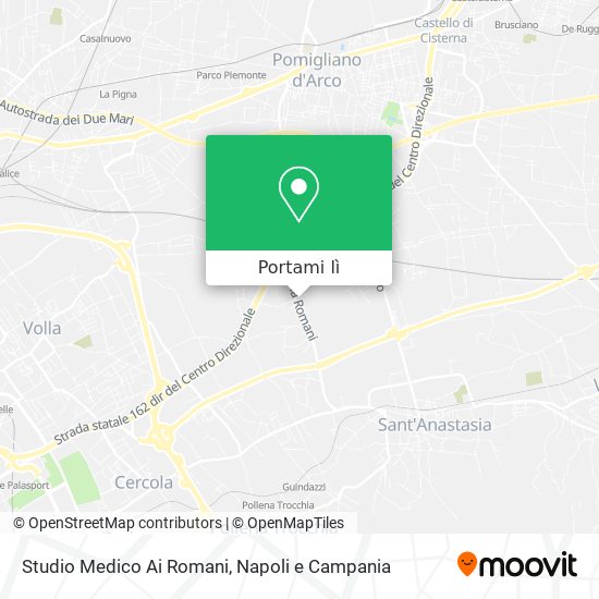 Mappa Studio Medico Ai Romani