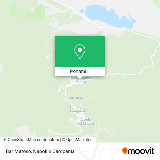 Mappa Bar Matese