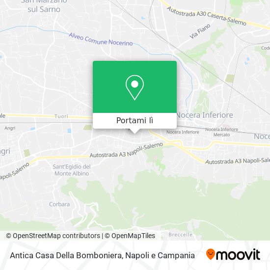 Mappa Antica Casa Della Bomboniera