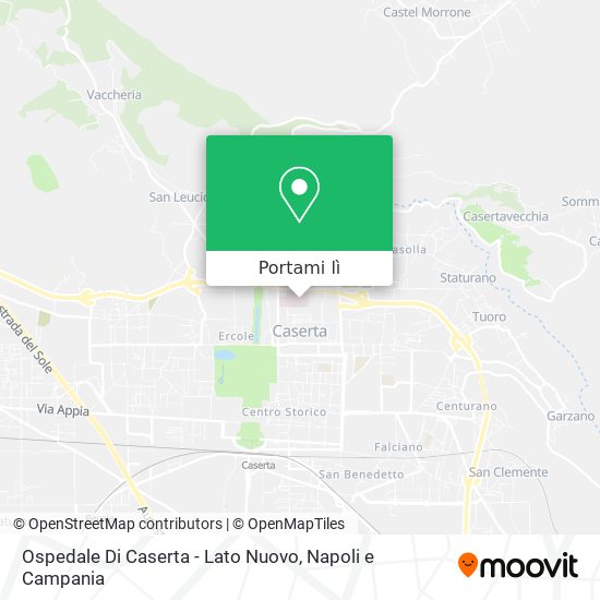 Mappa Ospedale Di Caserta - Lato Nuovo