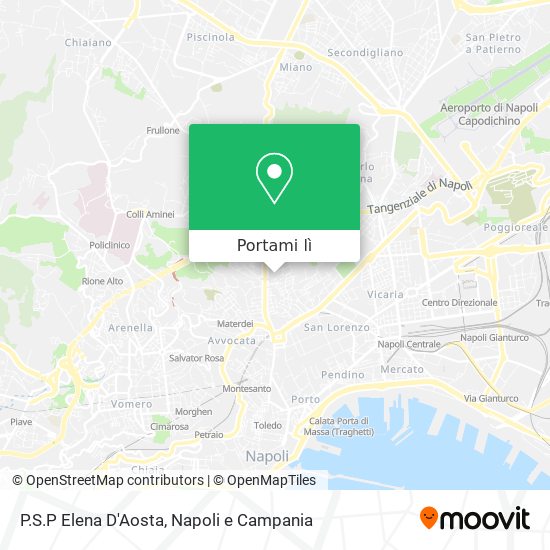 Mappa P.S.P Elena D'Aosta