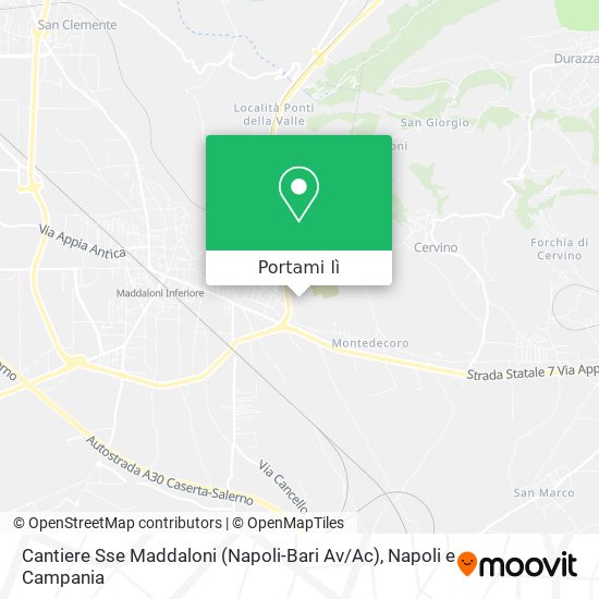 Mappa Cantiere Sse Maddaloni (Napoli-Bari Av / Ac)