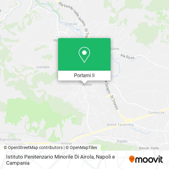 Mappa Istituto Penitenzario Minorile Di Airola