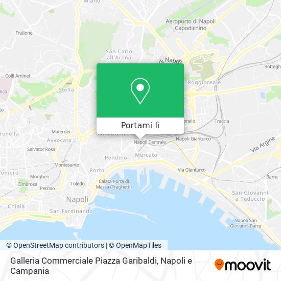 Mappa Galleria Commerciale Piazza Garibaldi