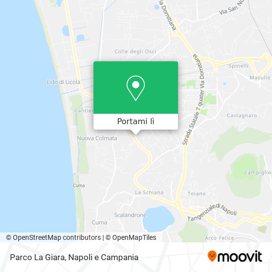 Mappa Parco La Giara