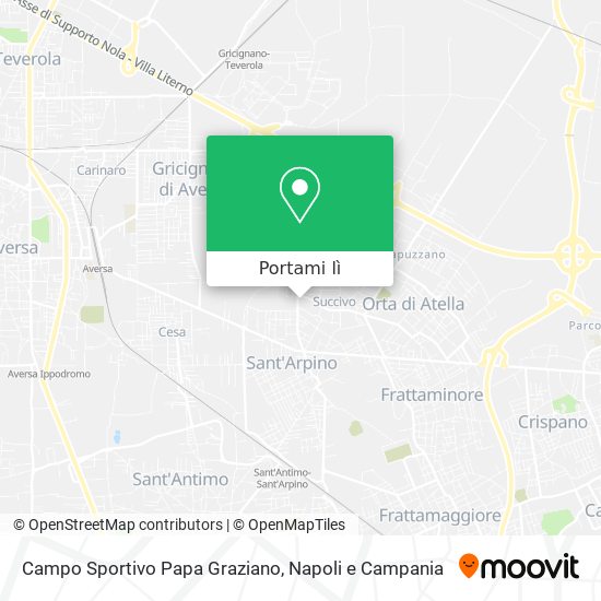Mappa Campo Sportivo Papa Graziano