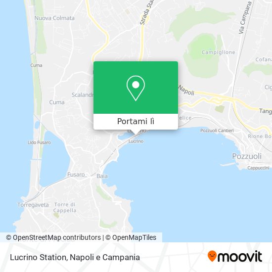 Mappa Lucrino Station