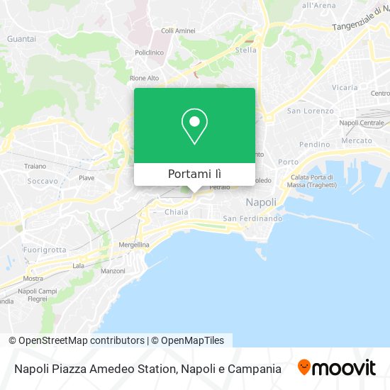 Mappa Napoli Piazza Amedeo Station