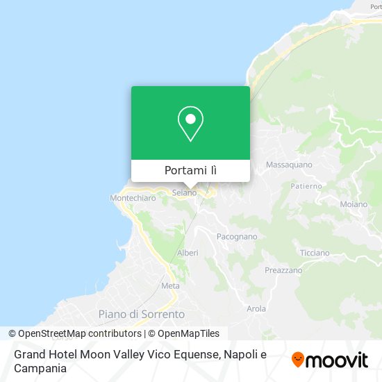 Mappa Grand Hotel Moon Valley Vico Equense