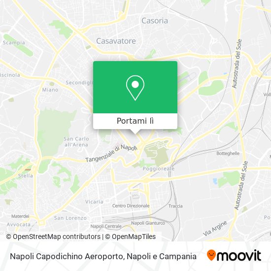 Mappa Napoli Capodichino Aeroporto