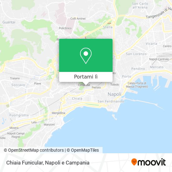 Mappa Chiaia Funicular