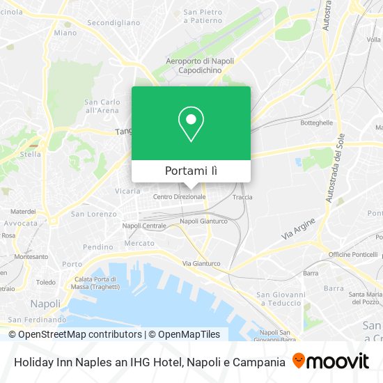 Mappa Holiday Inn Naples an IHG Hotel