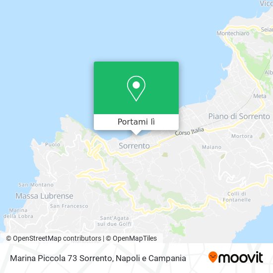 Mappa Marina Piccola 73 Sorrento