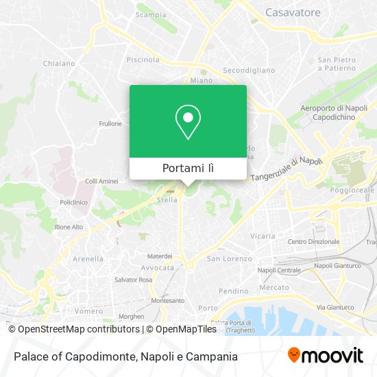 Mappa Palace of Capodimonte