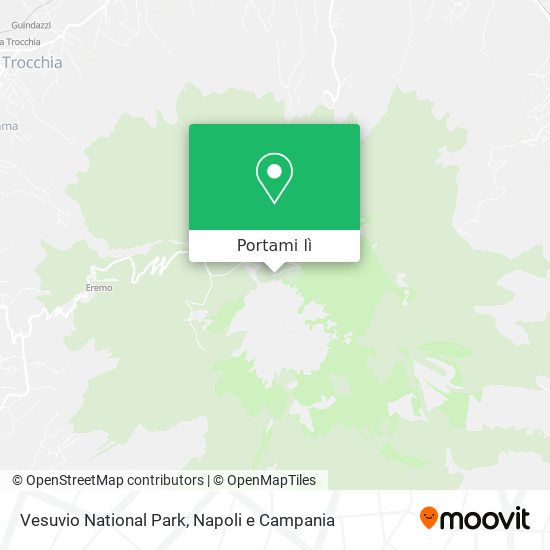 Mappa Vesuvio National Park